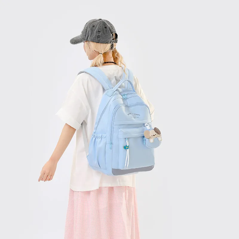 Yalu Polyester Backpack Unisex Multicolor-20