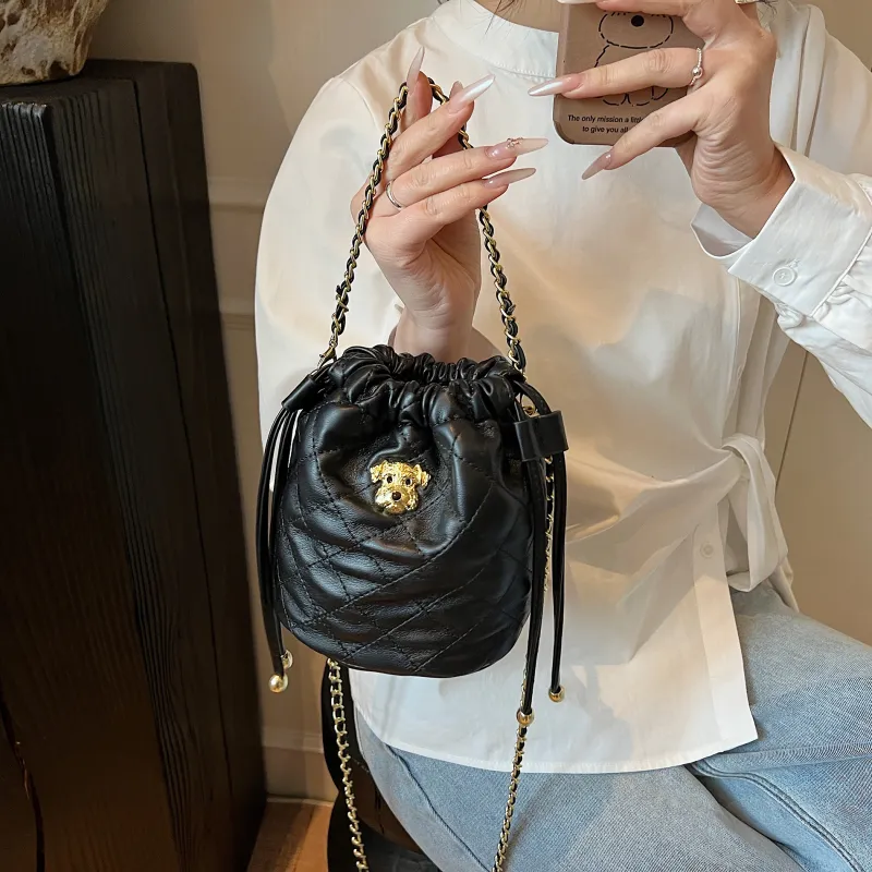 Yalu PU Shoulder Bag, Crossbody Bag, Handbag Women's White/Pink/Black-19