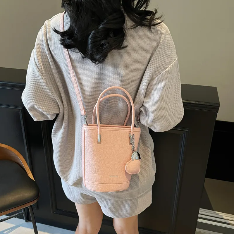 Yalu PU Bucket Bag, Shoulder Bag, Handbag Women's Multicolor-18