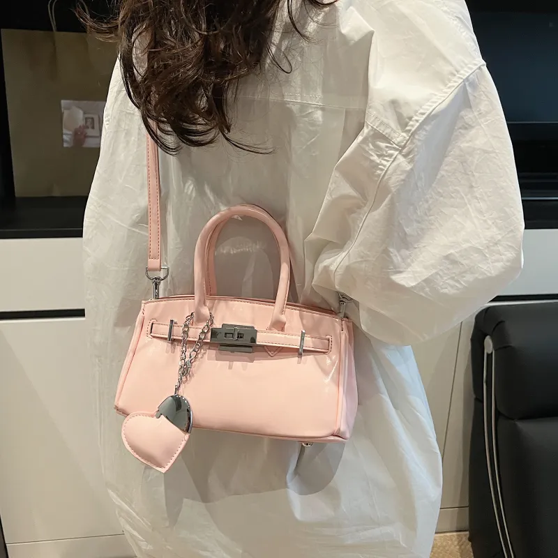 Yalu PU Handbag, Shoulder Bag, Crossbody Bag Women's White/Blue/Pink/Black-19