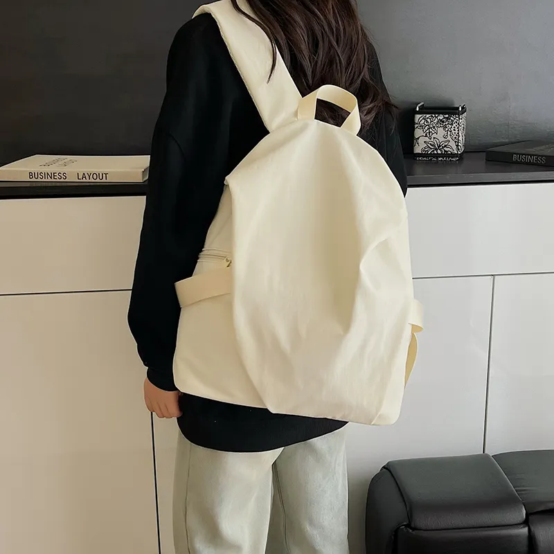 Yalu Nylon Fabric Backpack Unisex Multicolor-6