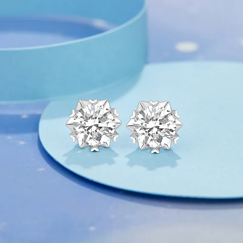 KAiLA S925 Silver Stud Earrings Women's Love Confession Gift, Refined Box-3