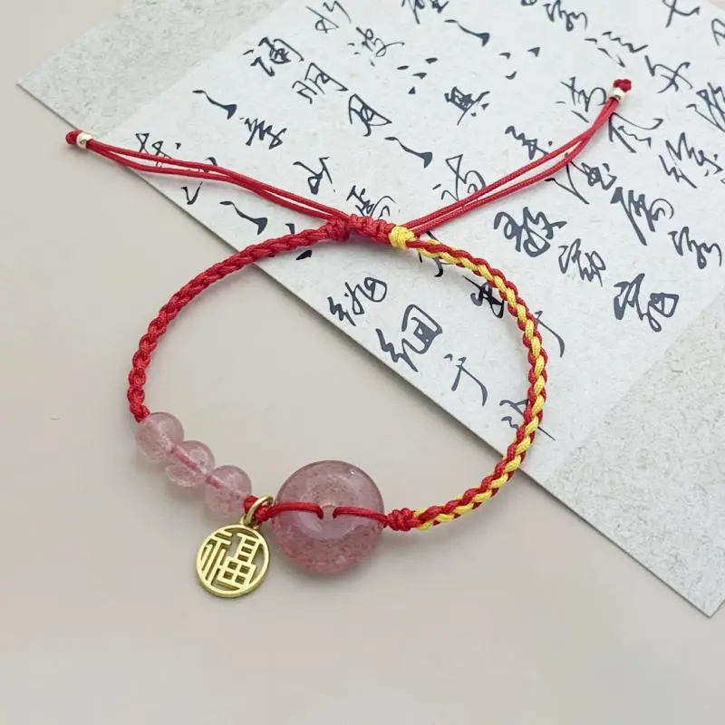 KAiLA Strawberry Quartz Bracelets Women's-2