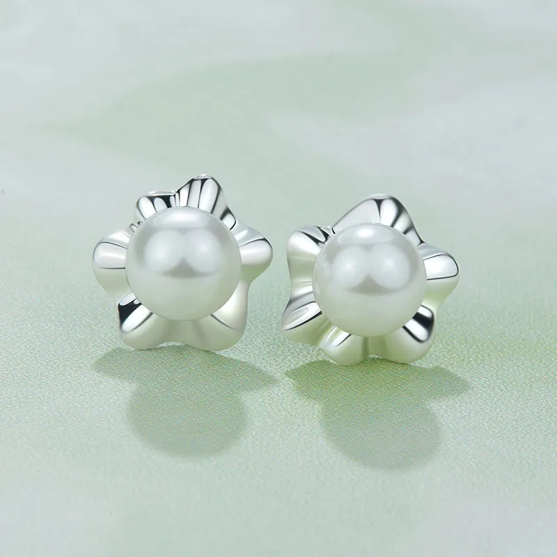 KAiLA S925 Silver Stud Earrings Women's Love Confession Gift Box Style-2