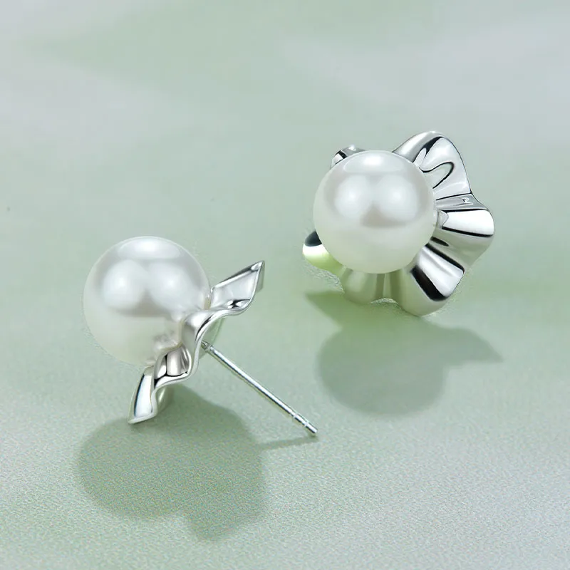KAiLA S925 Silver Stud Earrings Women's Love Confession Gift Box Style-3