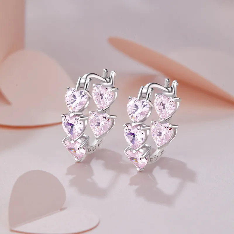 KAiLA S925 Silver Clip On Earrings Women's-3