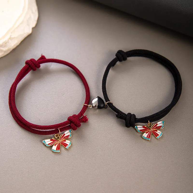 KAiLA Alloy Bracelets Unisex Red Black Box-1