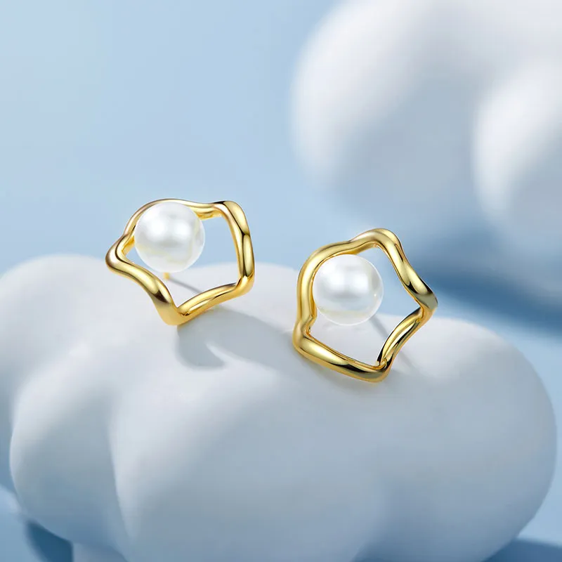 KAiLA S925 Silver Stud Earrings Women's Love Confession Gift Box Style-5