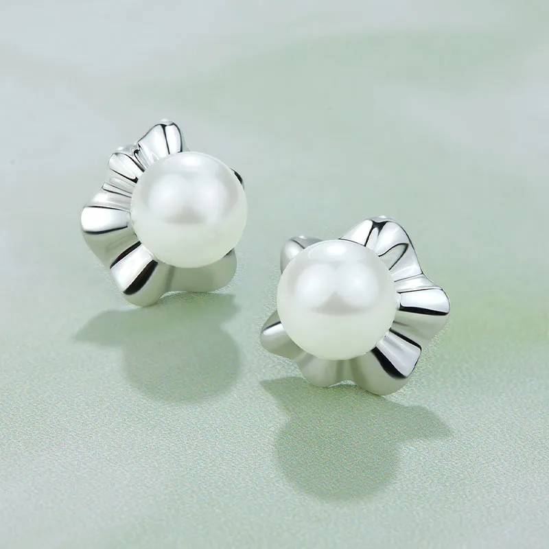 KAiLA S925 Silver Stud Earrings Women's Love Confession Gift Box Style-1