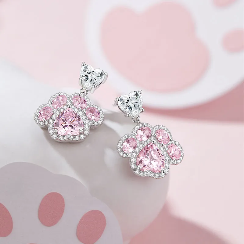 KAiLA S925 Silver Stud Earrings Women's Love Confession Box-1