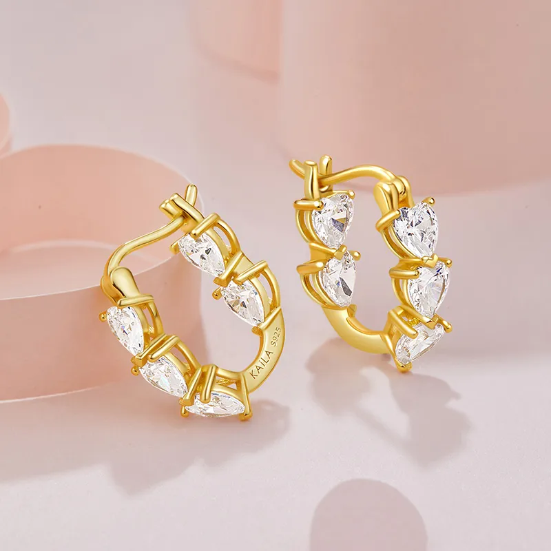 KAiLA S925 Silver Clip On Earrings Women's-5