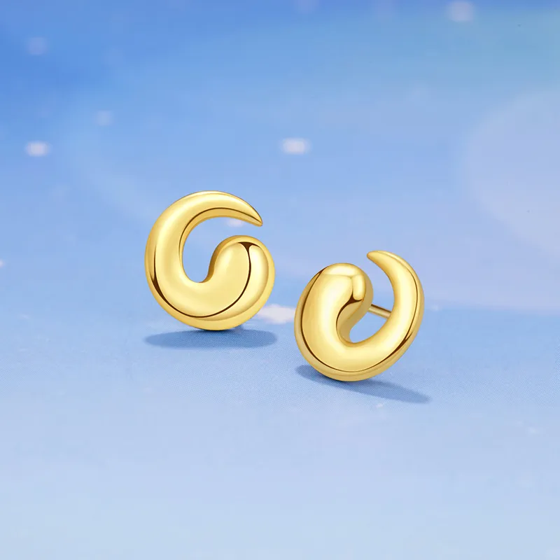 KAiLA S925 Silver Stud Earrings Women's Love Confession Gift Refined Box Style-5