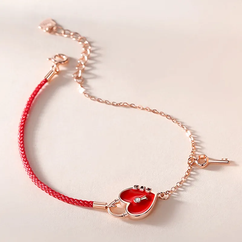 KAiLA S925 Silver Bracelets Unisex Love Confession Box-2