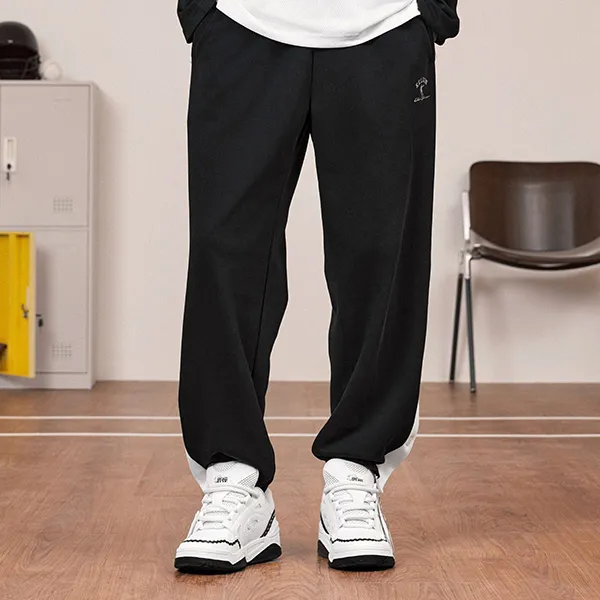 QIAODAN Casual Pants Men's Black-2