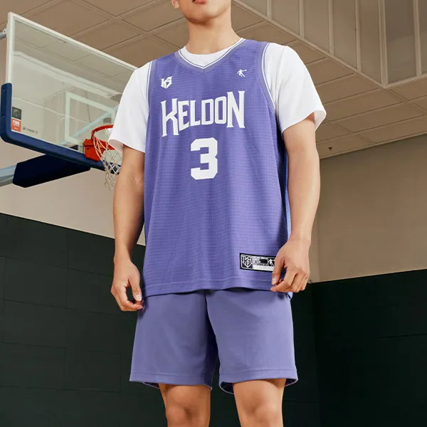 QIAODAN Basketball Jersey Men's Paisley Purple-2
