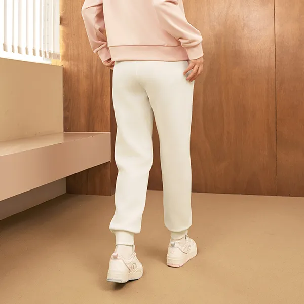 QIAODAN Casual Pants Women's Cream White-4