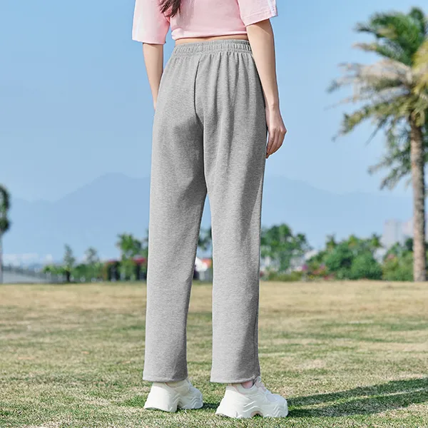 QIAODAN Casual Pants Women's Gray Heather Gray-2