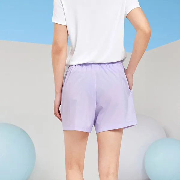 QIAODAN Casual Shorts Women's Taro Paste Purple-2