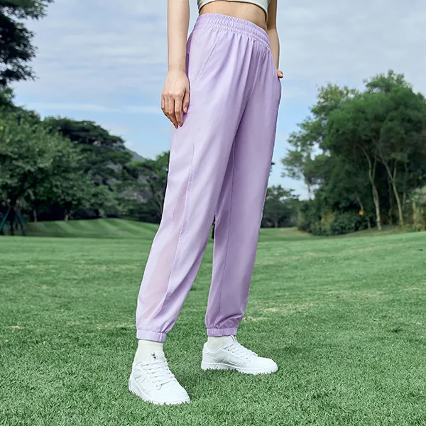 QIAODAN Casual Pants Women's Taro Paste Purple-2