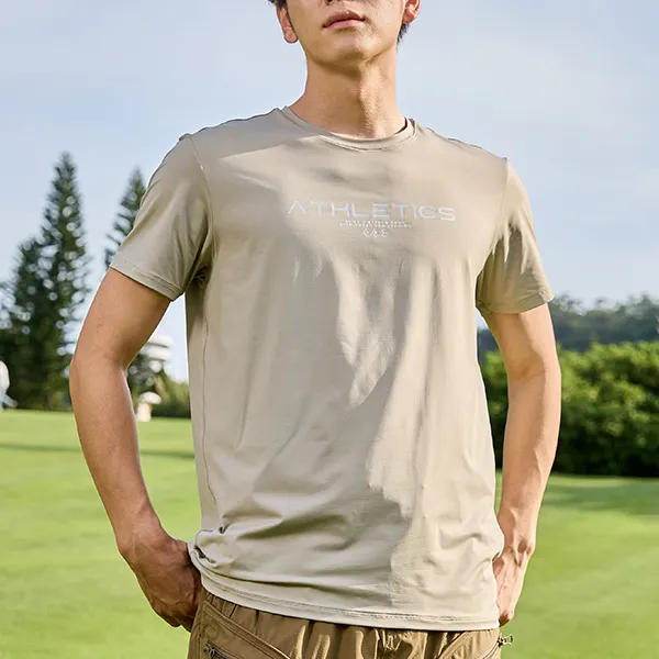 QIAODAN T Shirt Men's Harbor Mist-2