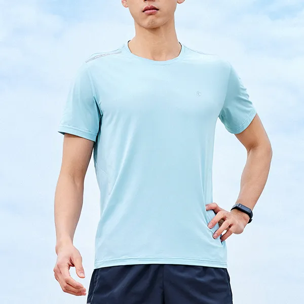 QIAODAN T-Shirt Men's Serene Water Blue-2