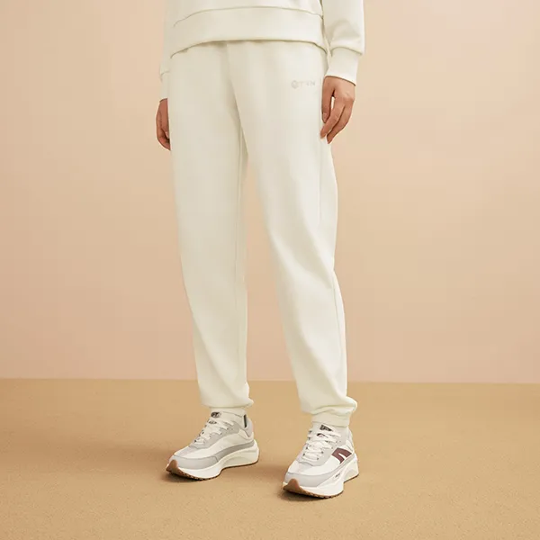 QIAODAN Casual Pants Women's Cream White-4