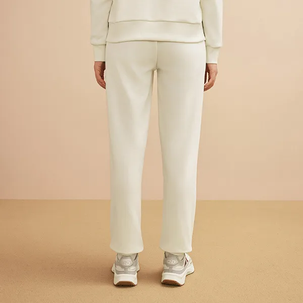 QIAODAN Casual Pants Women's Cream White-3