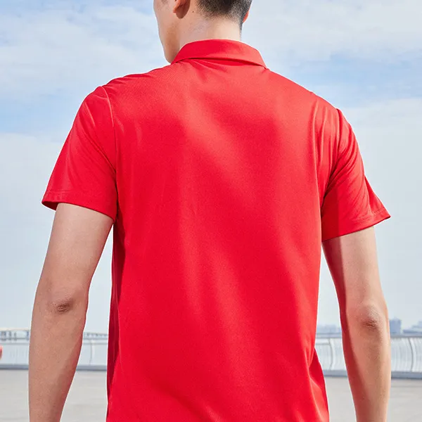 QIAODAN Polo Shirt Men's Tomato Red-3