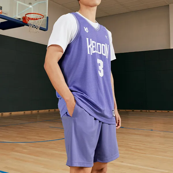 QIAODAN Basketball Jersey Men's Paisley Purple-3