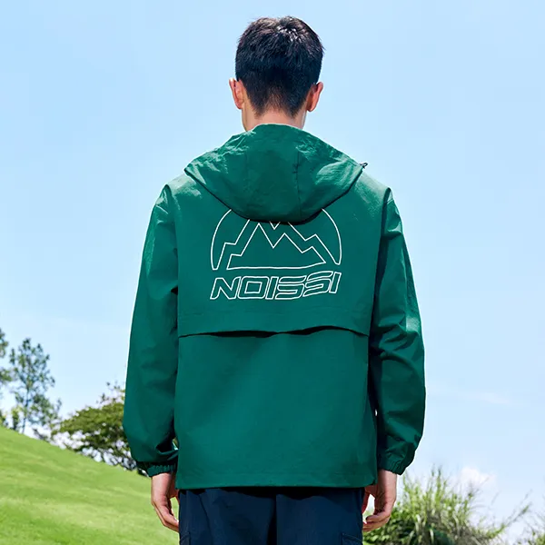 QIAODAN Trench Coat Men's Crown Green-2