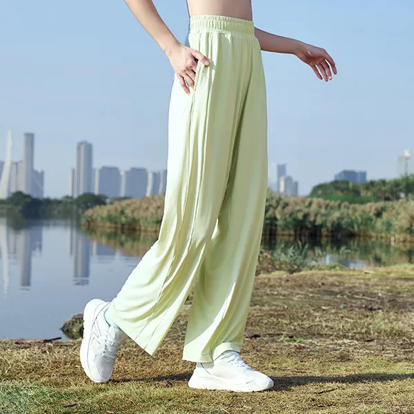 QIAODAN Knitted Sweatpants Women's Shell Green-2