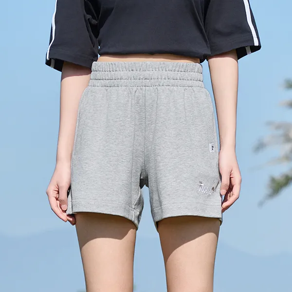 QIAODAN Casual Shorts Women's Gray Heather Gray-2