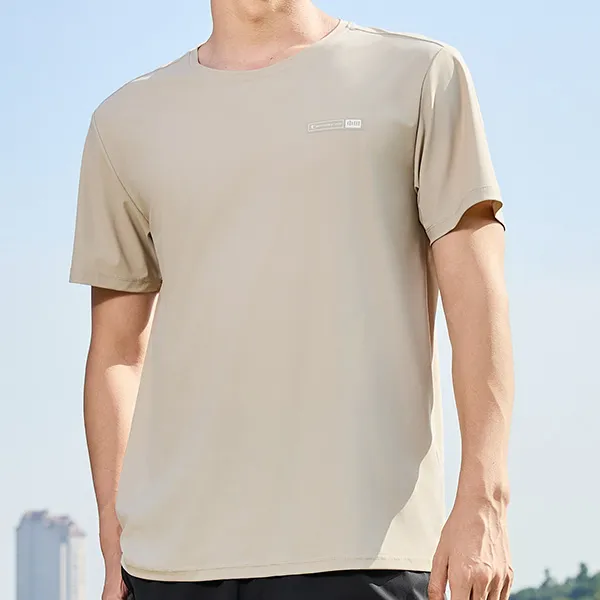 QIAODAN T Shirt Men's Harbor Mist-2