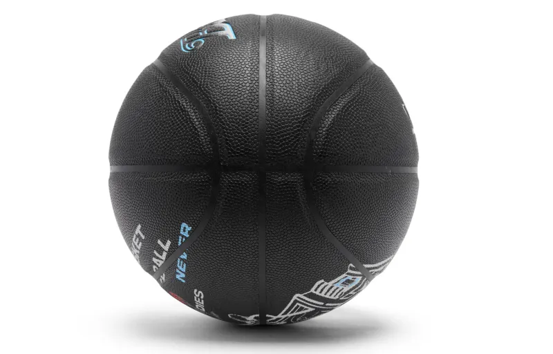 QIAODAN PU Basketball Black Size 7 Ball Competition Unisex-2
