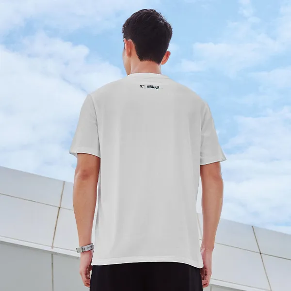 QIAODAN x QIANGFENGCHUIFU T Shirt Men's Jordan White-2