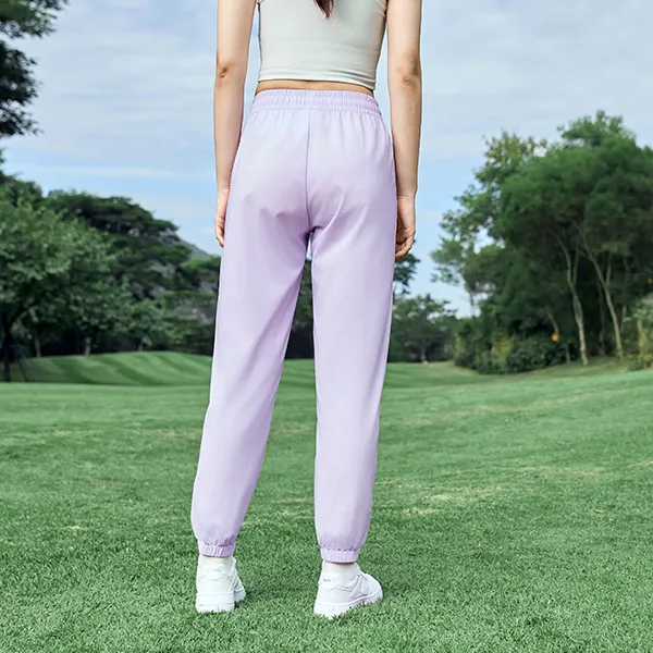 QIAODAN Casual Pants Women's Taro Paste Purple-3