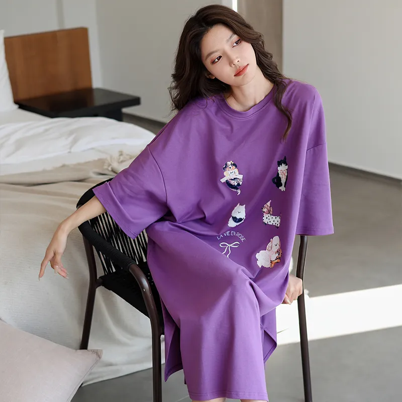 MEITENG Women's Nightgowns-2