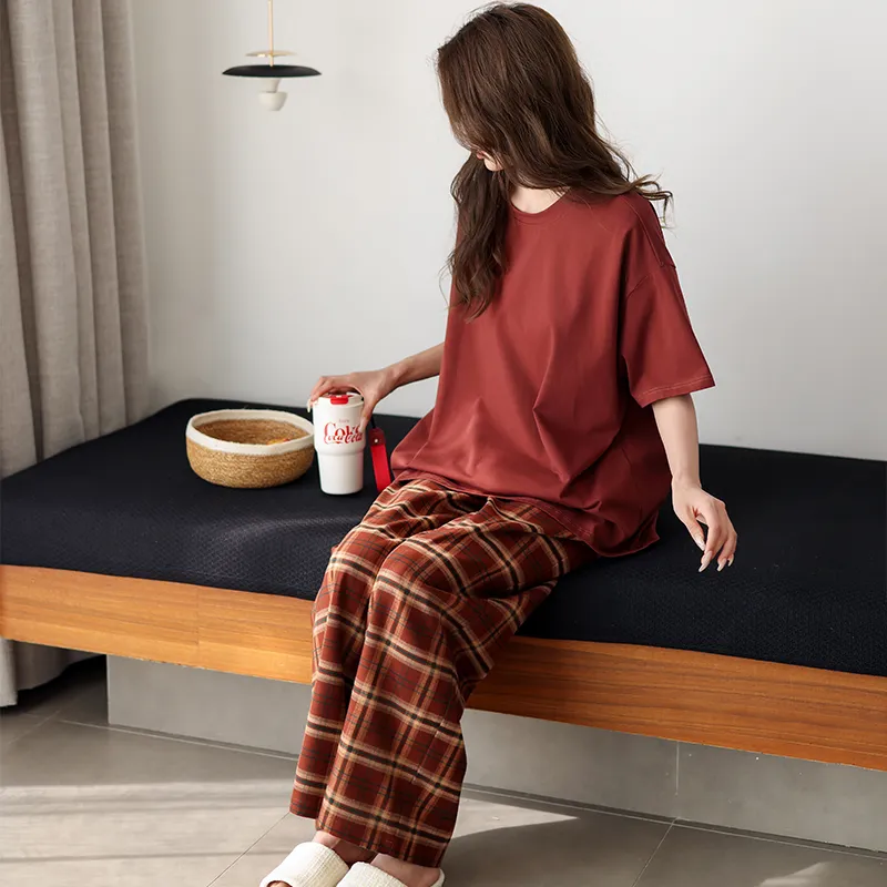 MEITENG Pajama Set Women's Rouge-4