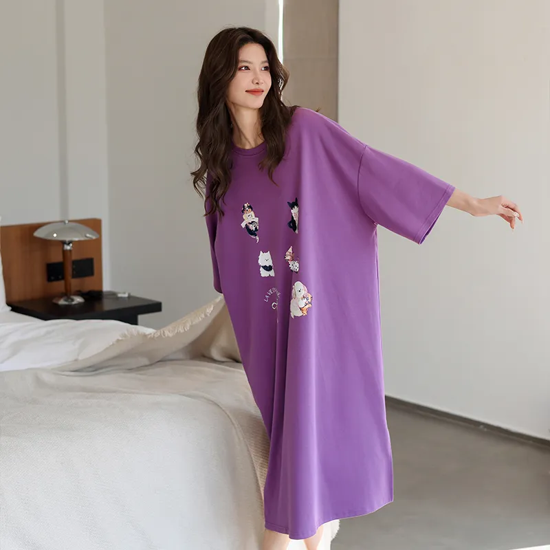 MEITENG Women's Nightgowns-4