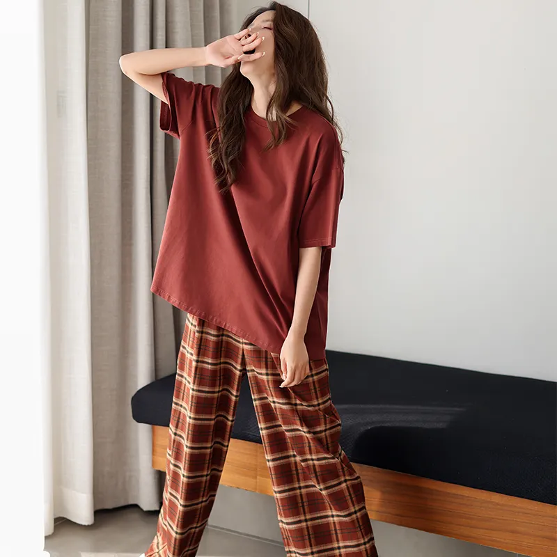 MEITENG Pajama Set Women's Rouge-1