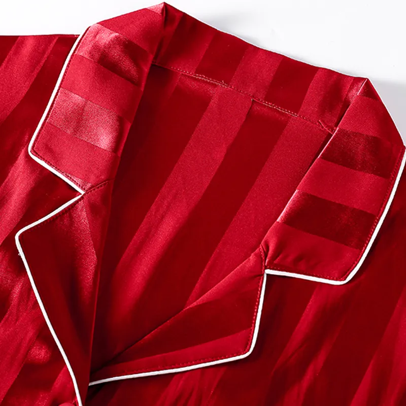 MEITENG Pajama Set Summer Men's Red-1