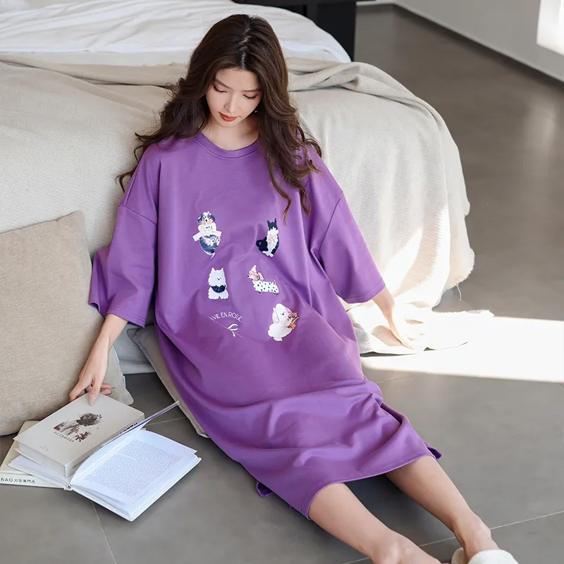 MEITENG Women's Nightgowns-3