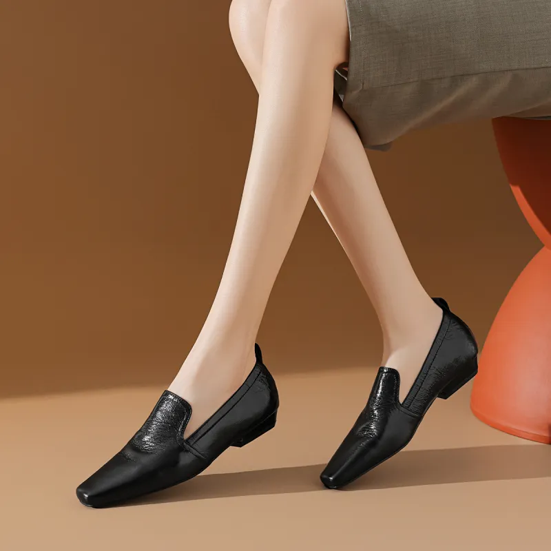 BOERDIQI Loafers Women's Black/Beige Apricot-2
