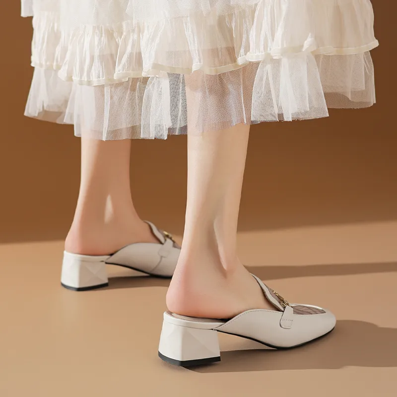 BOERDIQI Closed Toe Slippers Women's-12