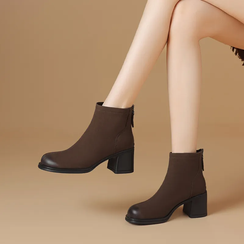 BOERDIQI Ankle Boots 6.2cm Women's-7