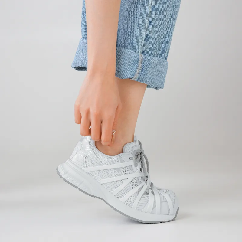 BOERDIQI Lightweight And Breathable Low Top Chunky Sneakers Women's-20