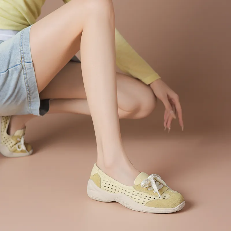 BOERDIQI Breathable And Lightweight Low Top Casual Shoes Women's-10
