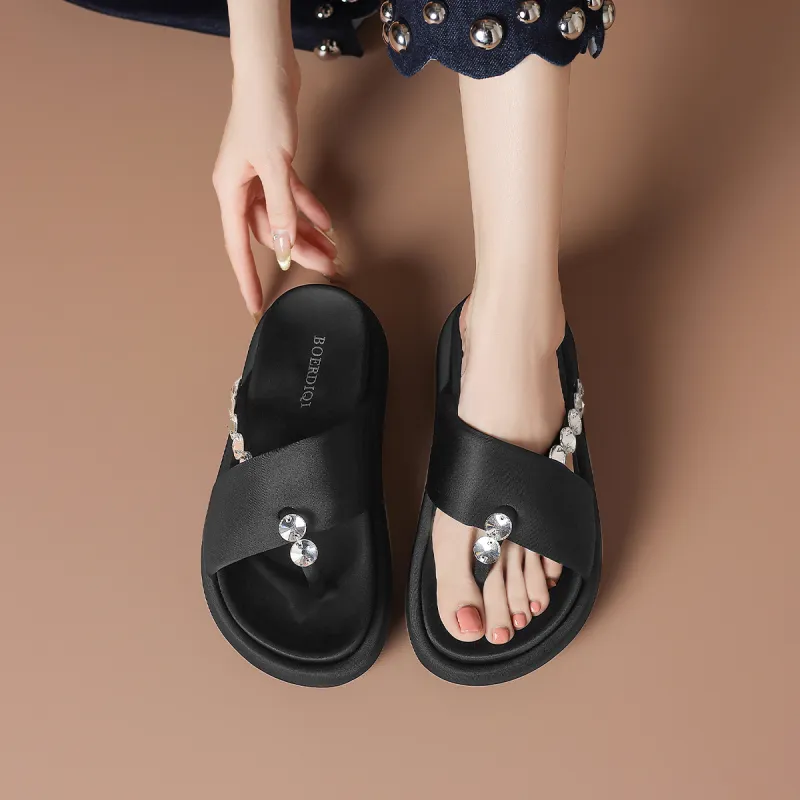 BOERDIQI Abrasion Resistant Flip Flops Women's-5