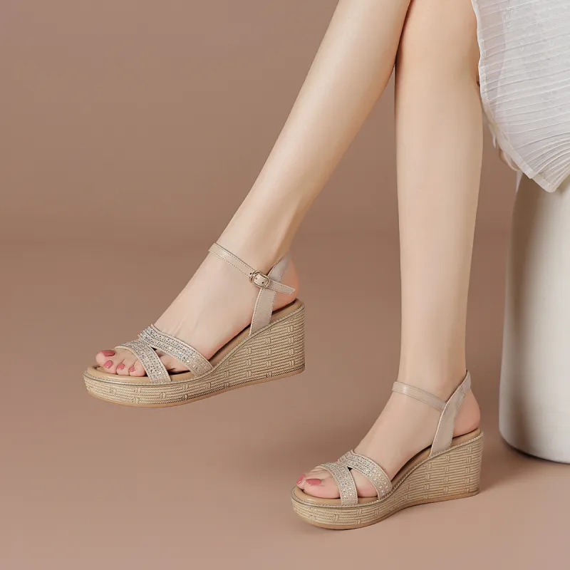 BOERDIQI One Strap Sandals 7.5cm Women's-1