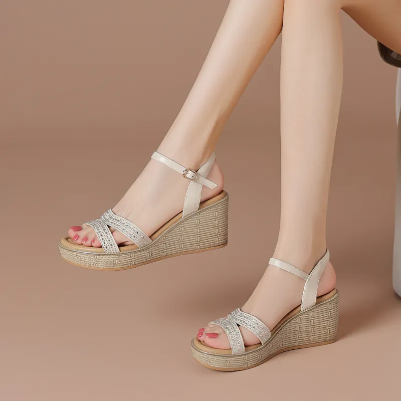 BOERDIQI One Strap Sandals 7.5cm Women's-8